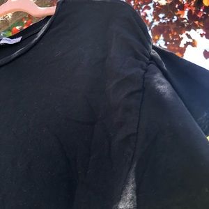 Zara Trafaluc S/S 18 Puff Sleeve Tee